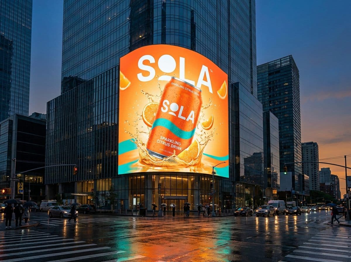 Sola out-of-home billboard advertisement